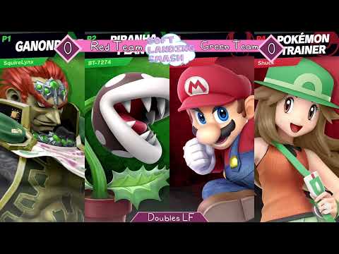 Hope/Shuck (Red Team) vs. SquireLynx/Mania (Green Team) Doubles - Soft Landing Smash #19