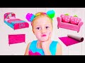 Nastya e seu novo quarto com o Unicorn v Nastya e seu novo quarto com o Unicorn v