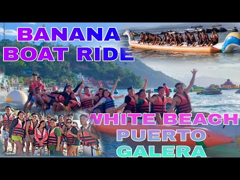 BANANA BOAT RIDE || WHITE BEACH PUERTO GALERA