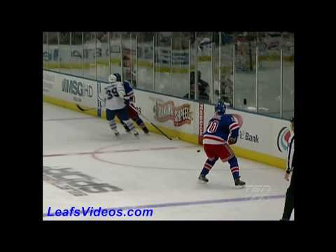 TOR 1 @ NYR 4 - Olli Jokinen Scores - 100407