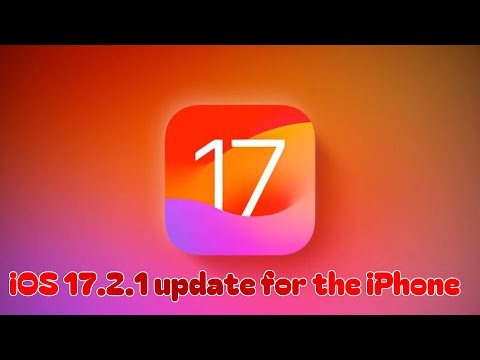 iOS 17.2.1 update for the iPhone
