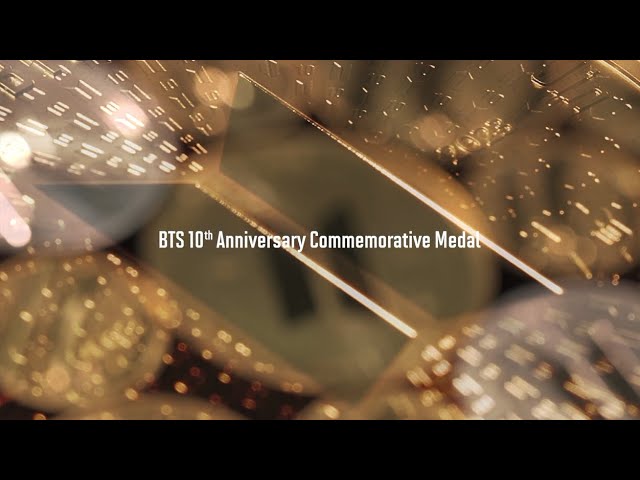 '방탄소년단 데뷔 10주년 공식 기념메달' 메이킹 영상(full ver.)