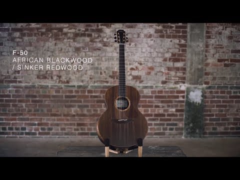 Lowden F-50 African Blackwood / Sinker Redwood with Ariel Posen