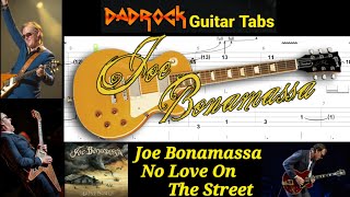 No Love On The Street - Joe Bonamassa - Guitar + Bass TABS Lesson
