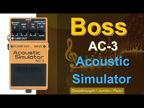 AC-3 Acoustic Simulator by BOSS | RockBoard | PedalPedia
