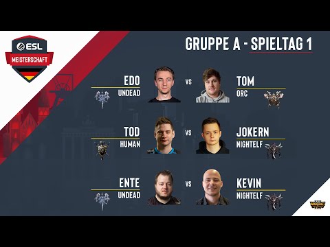WC3 - Edo vs. ToM / ToD vs. JokeRn/ EnTe vs. Kevin| ESL  Frühlingsmeisterschaft 2021