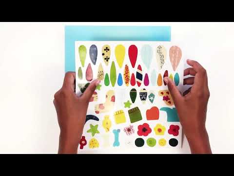 DJ08932 - Create with stickers - Animals by Djeco