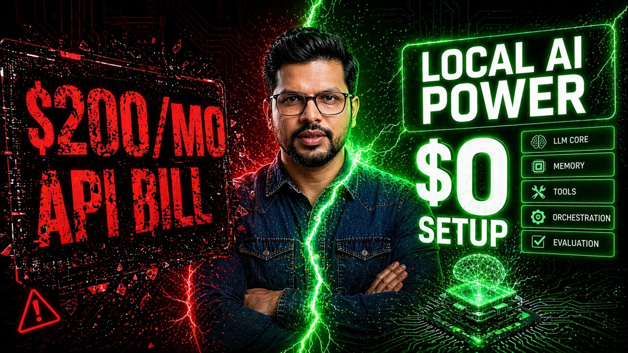 Run AI Locally the $0 setup that replaced my 200$ monthly bill | #ollama #ai