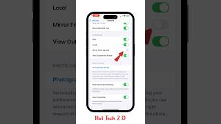 iPhone Front Camera Mirror Setting 🔥 | Fix Selfie Flip Problem in 1 Minute! #iPhone 2025 #shorts