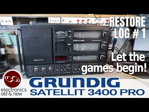 I finally got one! Amazing beast. Grundig Satellit 3400 Pro restoration part 1.