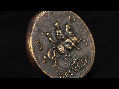 Münze, Nero, Sesterz, AD 64-66, Rome, SS, Bronze, RIC:170