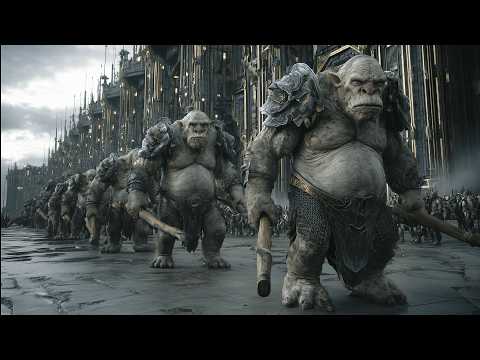 MORDOR is under siege! 1.8m ELVES vs 1m MORDOR! Who will win at the lakes? [4k]