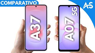 Samsung A37 vs Samsung A07 5G - Comparativo