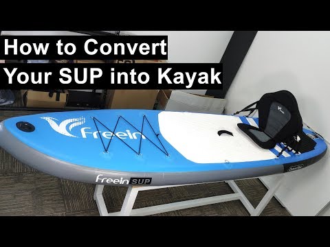 How to Convert Your SUP Into a Kayak | SUP to Kayak | FreeinSUP.com