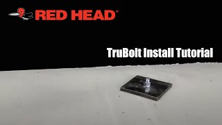 Red Head Trubolt Installation Tutorial