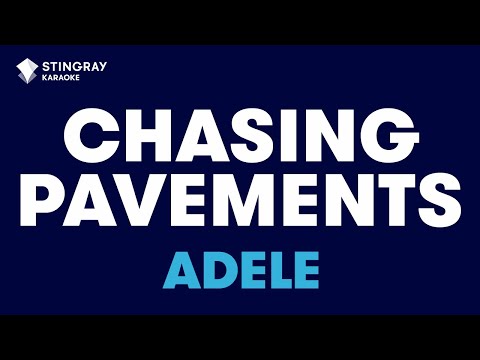 Adele - Chasing Pavements (Karaoke With Lyrics)