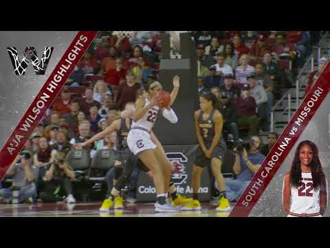 A'ja Wilson Highlights vs. Missouri - 1/28/18