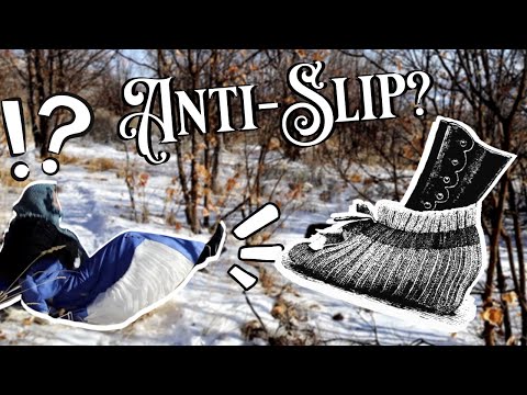 Getting a Grip: Preventing the Victorian Lady's Slip'n'slide || Historical Knitting
