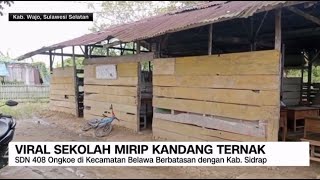 Viral Sekolah Mirip Kandang Ternak