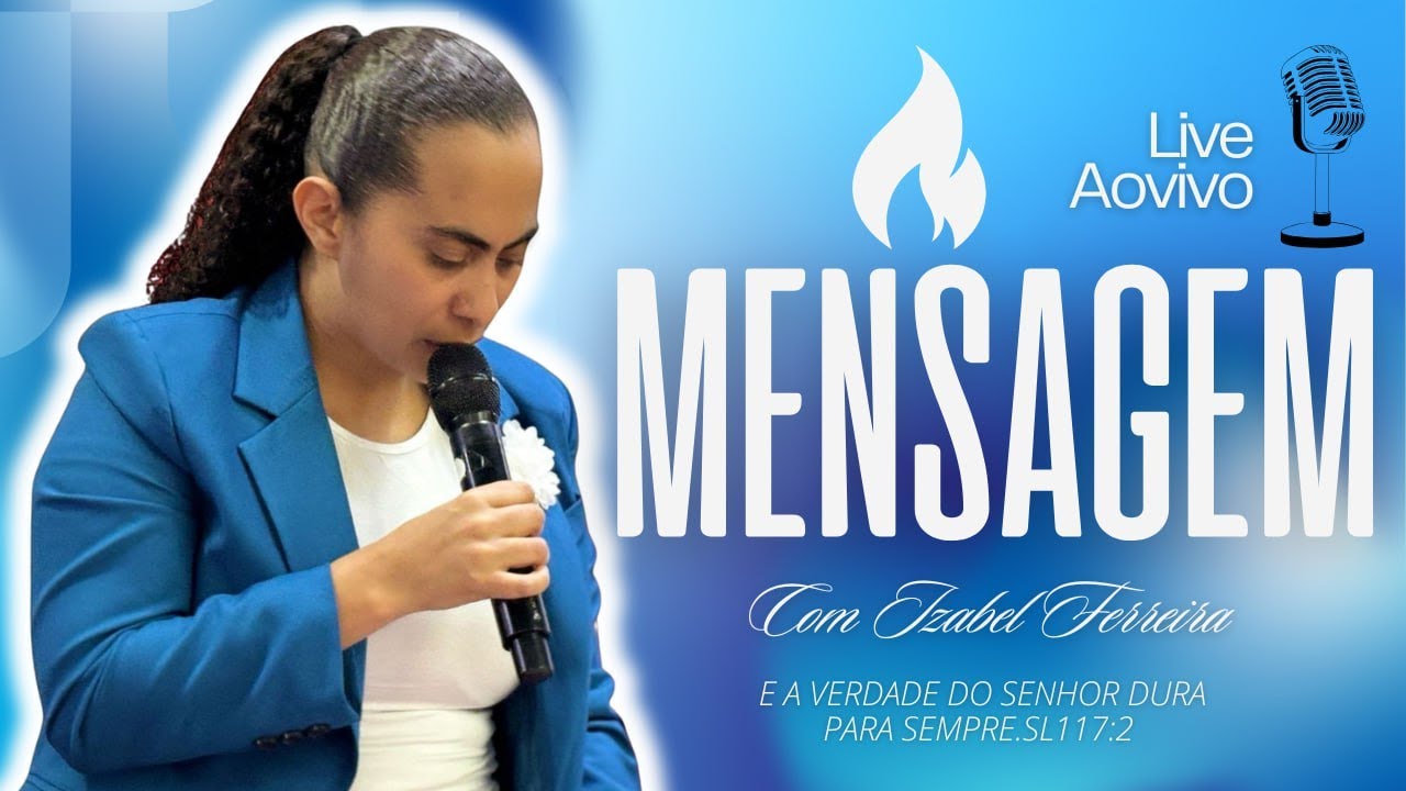 15/11/2024 - PREGAÇÃO COM  IZABEL FERREIRA | JOÃO 5:1