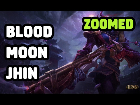 BLOOD MOON JHIN SKIN ZOOMED SPOTLIGHT - LEAGUE OF LEGENDS
