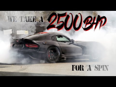 2500bhp Viper on the road! Calvo Motorsports Visit!