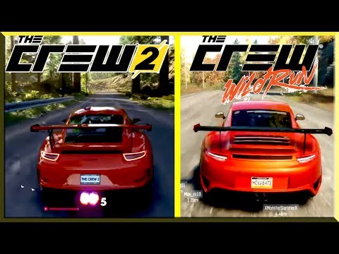 The Crew 2 (E3) vs The Crew Wild Run/CaU Early Comparison - Country Road - (The Crew WR audio)