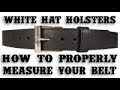 Belt Measurement Video