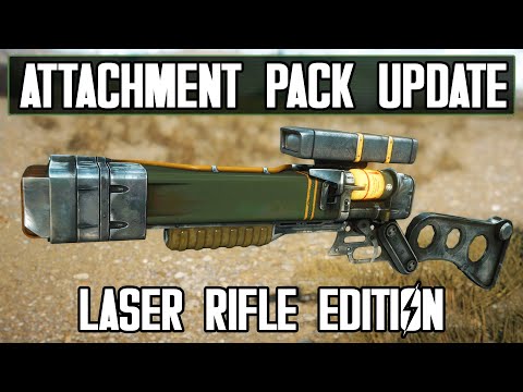 New Laser Attachments! - Attachment Pack Update (Fallout 4 Mod)