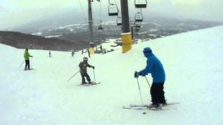 preview picture of video 'CLIP0132 - Skiing Niseko Hirafu Japan - 28 Jan 2014'