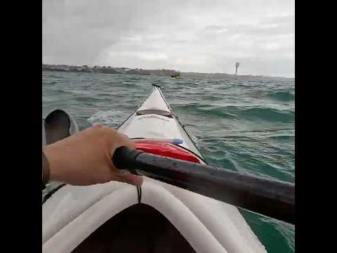 Rough sea kayaking #roughsea #seakayaking #kayakers #newzealand