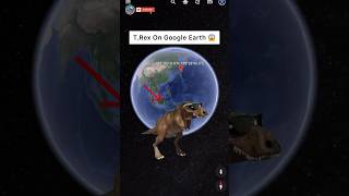 I Found Tyrannosaurus Rex 🦖 On Google Earth 😱 #shorts #googleearth