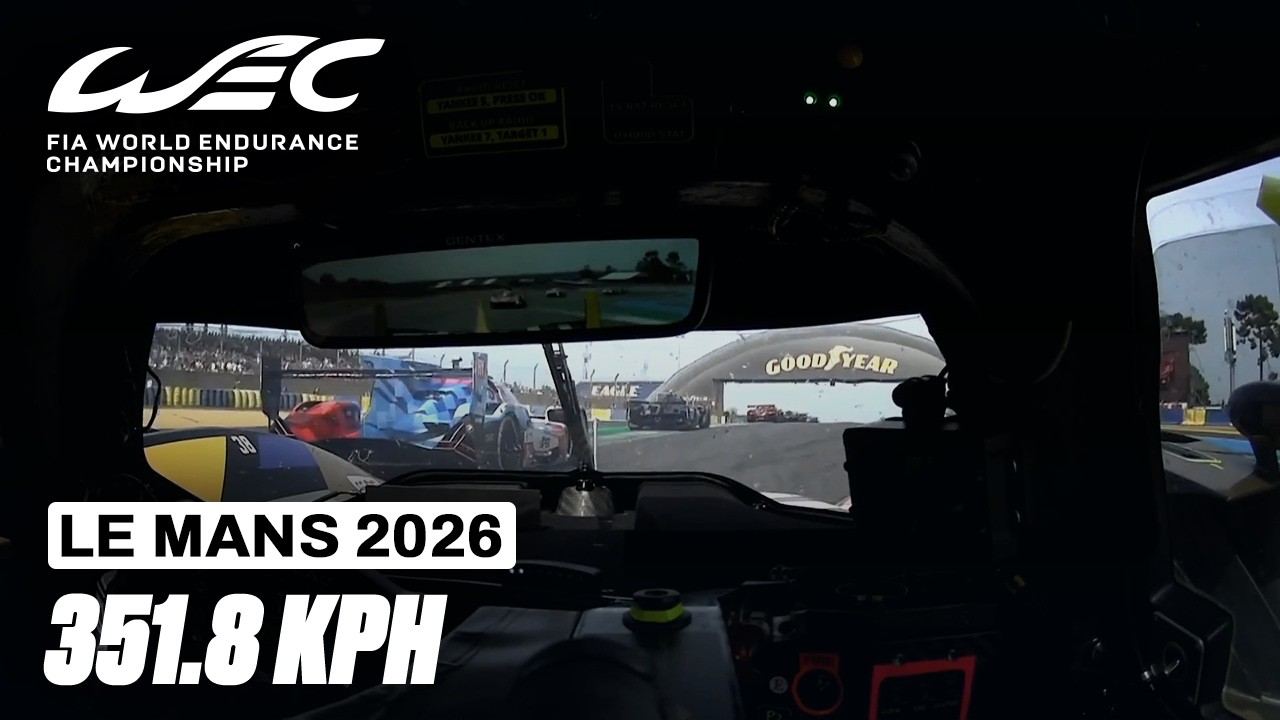 Ride Onboard for the Top Speed at Le Mans - 351.8 KPH | 24 Hours of Le Mans 2026 | FIA WEC