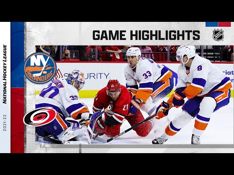 Islanders @ Hurricanes 10/14/21 | NHL Highlights