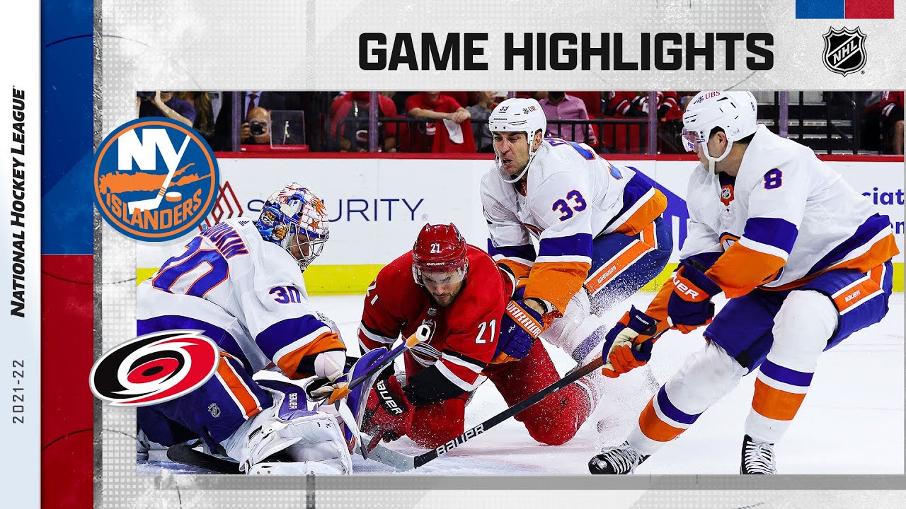Islanders @ Hurricanes 10/14/21 | NHL Highlights - YouTube
