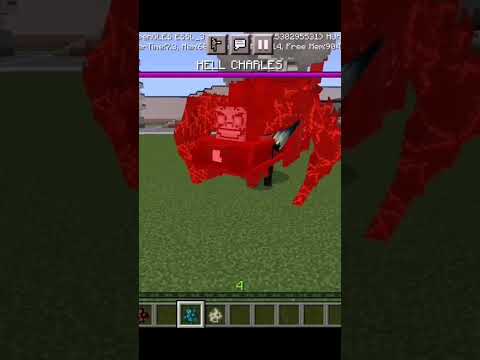 Insane Battle: Hell Charles VS Golem - Epic Minecraft Shorts!