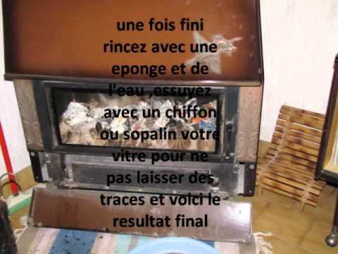 comment nettoyer vitre d'insert