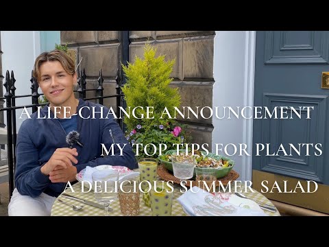 Life-update I need to share with you - a summer recipe, + a tour of a new plant store in Edinburgh.