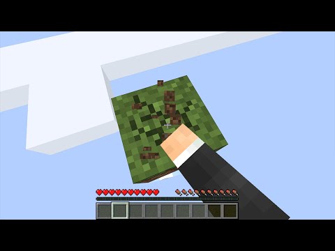 Minecraft but you only get 1 block...