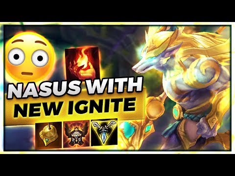 IGNITE NASUS TOP... WHY HASN'T ANYONE DONE THIS YET?! - Trick2G
