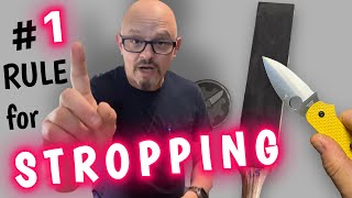 Your knife sharpening isn’t finished until the stropping is done!