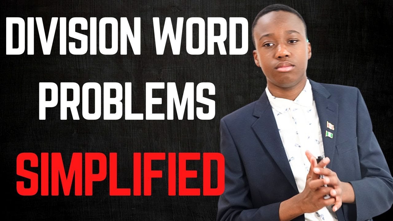Quick steps to solve division word problems