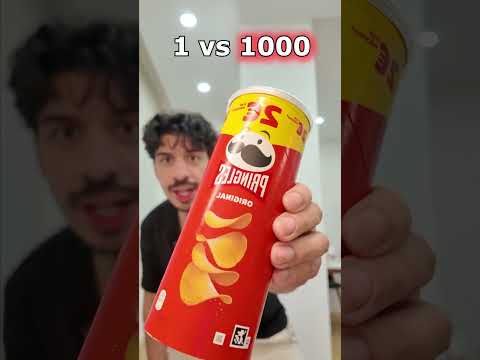 Pringles de 1 vs 1000 Sacudidas 👋
