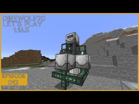 Direwolf20 Let's play 1.16.5 | EP - 012 - Plastic Production