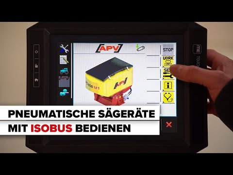 APV Sägeräte mit ISOBUS: Erststart, Bedienung und Funktionen