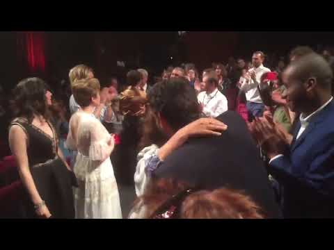 Projection de Papicha de Mounia Meddour fille d'Azedine à Cannes 2019