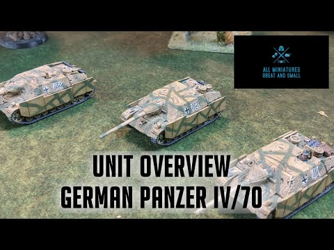 Flames of War Unit Overview - German Bagration Panzer IV/70