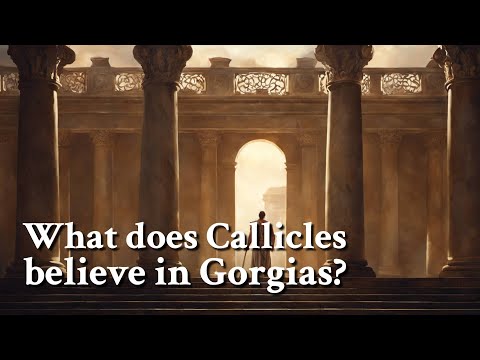 What does Callicles believe in Gorgias? | Philosophy