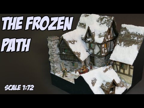 The Frozen Path /  Medieval winter diorama