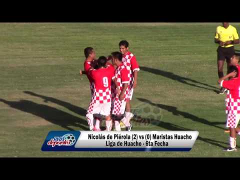 NICOLÁS DE PIÉROLA (2) vs (0) MARISTAS HUACHO - FÚTBOL HUACHANO - 6TA FECHA/2017.